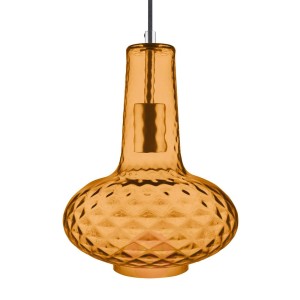 LEDVANCE Vintage 1906 Carved Pendant Pear orange