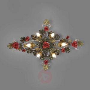 Lampa sufitowa ANCONA z różami, dł. 115 cm
