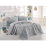 Komplet pościeli Double Pique Tuval Blue 200x235