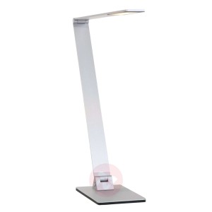 Lampa stołowa LED Serenada, ściemniacz, stal