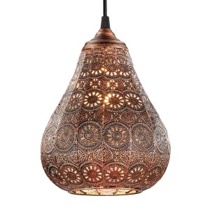 Kolor miedzi – lampa wisząca Jasmin