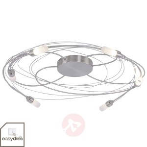 Lampa sufitowa Nelia z LED 6-pkt. Ø 60 cm stalowa
