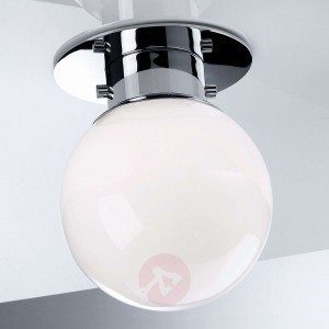 Klasyczna kulista lampa sufitowa GLOBE chrom