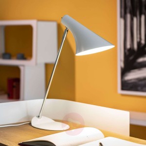 Modna lampa stołowa Liam biała