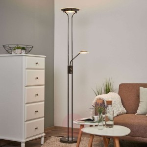Lampa LED Aras oświetlająca sufit, chromow. czerń