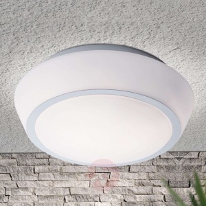 Szklana lampa sufitowa PIA z IP44, 38 cm