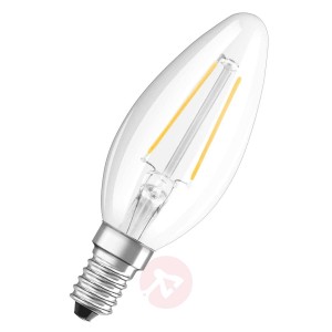 E14 1,6W 827 żarówka świeca LED Retrofit, przezr.
