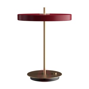 UMAGE lampa stołowa LED Asteria table USB rubinowa