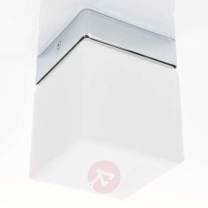Sześcienna lampa sufitowa LED Keto, do łazienki