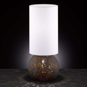 Avila - piękna lampa stołowa z ażurową podstawą