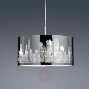 Lampa wisząca Skyline ze stali szlachetnej
