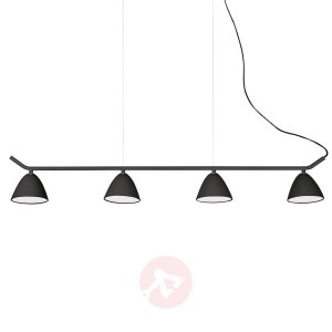 Nowoczesna lampa wisząca Flash 4-punktowa, czarna