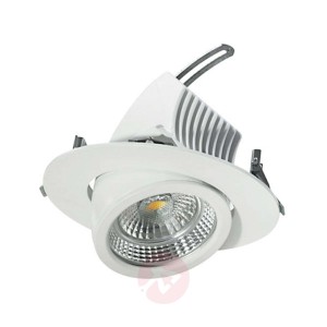 Odchylany reflektor wpuszczany LED, 15 cm, 18 W