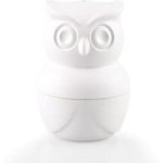 Zestaw solniczka i pieprzniczka z kieliszkiem do jajka Morning Owl White