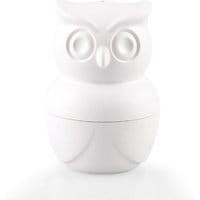 Zestaw solniczka i pieprzniczka z kieliszkiem do jajka Morning Owl White