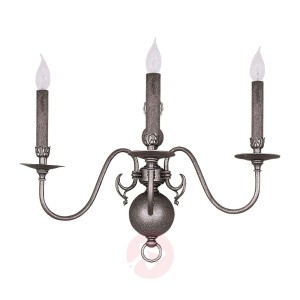 Antyczna lampa ścienna  HOLANDESAS 3-punktowa