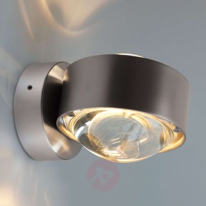 Kinkiet LED Puk Wall, chrom matowy