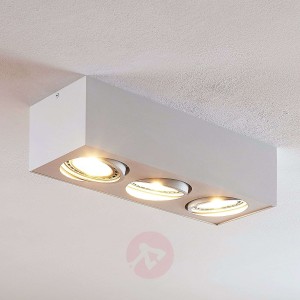 Lampa sufitowa LED Dwight biała, 3-punktowa