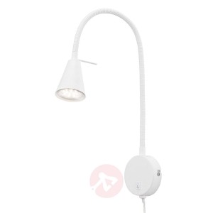 Kinkiet LED 2082 z elementem ściennym, biały