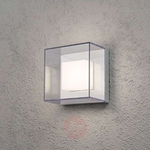 Kwadratowa zewnętrzna lampa ścienna LED Sanremo
