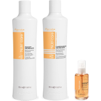 Fanola Nutri Care Restructuring Shampoo 350ml + Fanola Nutri Care Restructuring Conditioner 350ml + Fanola Nutri Care Restructuring Fluid Crystals 100ml