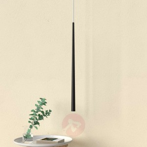 Bendis - smukła lampa wisząca LED czarna