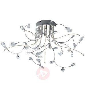 B-Leuchten Crystal lampa sufitowa, chrom, 54 cm