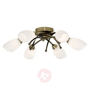 Mosiężna lampa sufitowa OPERA 6-punktowa