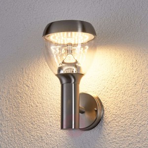 ETTA - zewnętrzna lampa ścienna LED, stal szl.