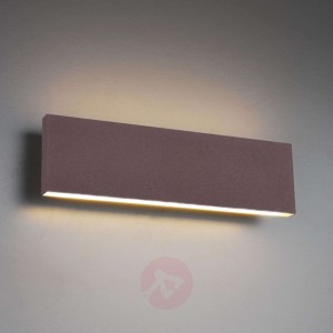 Kinkiet LED Concha 28 cm, rdza