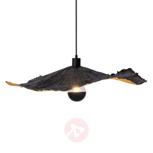 Lampa wisząca Crazy Paper, czarno-złota, Ø 56cm