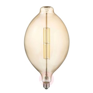 Żarówka LED E27 8W 2 700 K długi kształt bursztyn