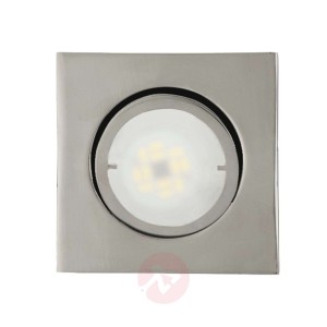 Prostokątna lampa wpuszczana LED JOANIE, chrom