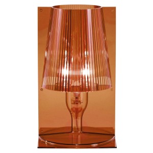 Kartell Take lampa stołowa, bursztyn