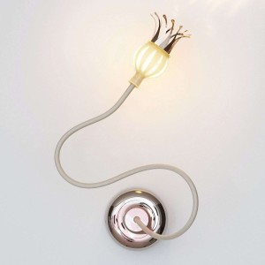 Lampa ścienna Poppy z płatkami kwiatów