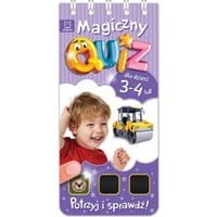 Magiczny quiz dla dzieci 3-4 lata Fioletowy