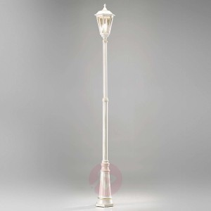 Latarnia ogrodowa Puchberg 1-pkt 249cm biało-złota