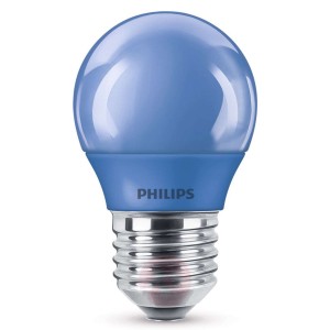 Żarówka LED E27 P45 3,1 W, niebieska