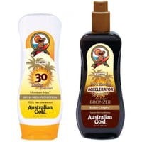 Australian Gold SPF 30 Lotion 237ml + Australian Gold Accelerator Spray Gel 237ml