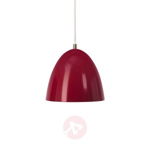Lampa wisząca LED Eas, Ø 24 cm, 3 000 K, czerwona
