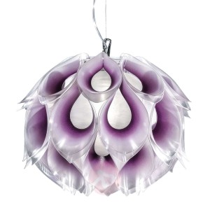 Kreatywna lampa wisząca FLORA S, liliowa