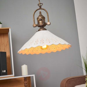 Lampa wisząca Pizzo z łańcuchem, 1-punktowa