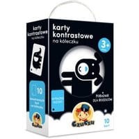 Karty kontrastowe na kółeczku