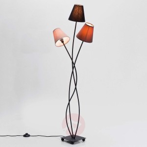3-punktowa lampa stojąca FLEXIBLE MOCCA TRE