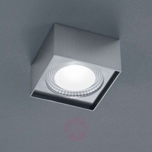 Helestra Kari lampa sufitowa LED, kątowa, nikiel