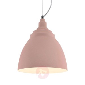 Lampa wisząca Bellevue, różowa