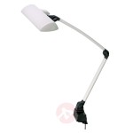 Lampa do pracy CLIP jasnoszara