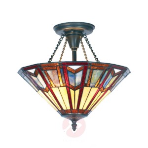 Lampa sufitowa LILLIE w stylu Tiffany