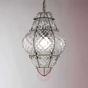 Lampa wisząca CLASSIC ze szkła dmuchanego 43 cm