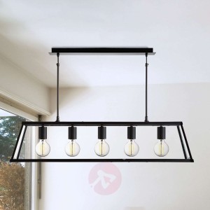 5-punktowa latarniowa lampa wisząca Voyager